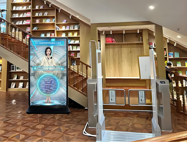 AI數(shù)字人透明屏展示柜 AI數(shù)字人透明屏展示柜